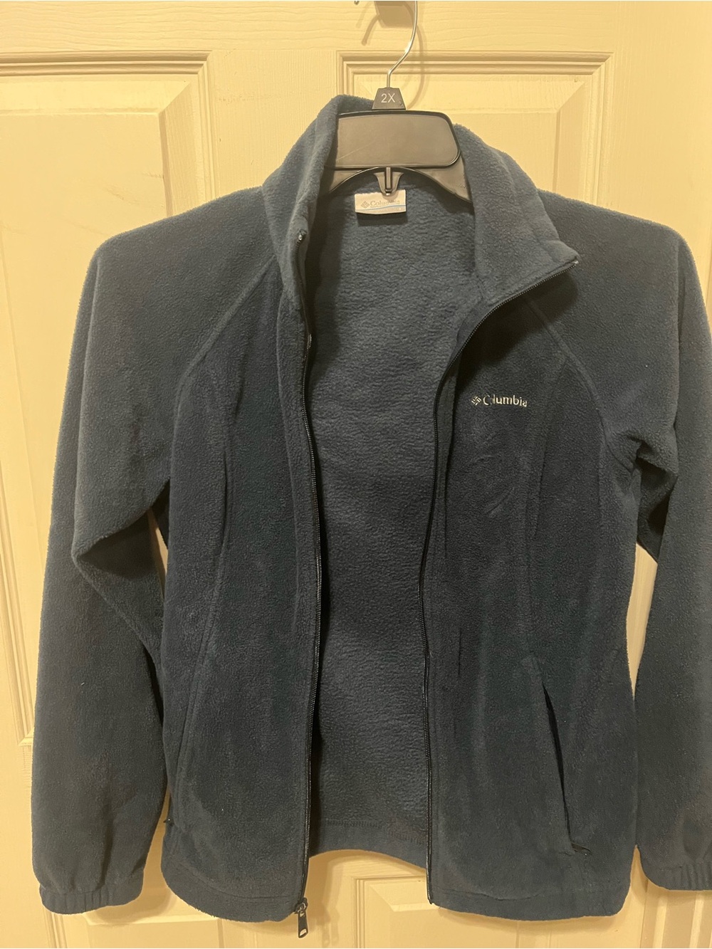 Columbia Women's Dark Blue Full-Zip Fleece Jacket